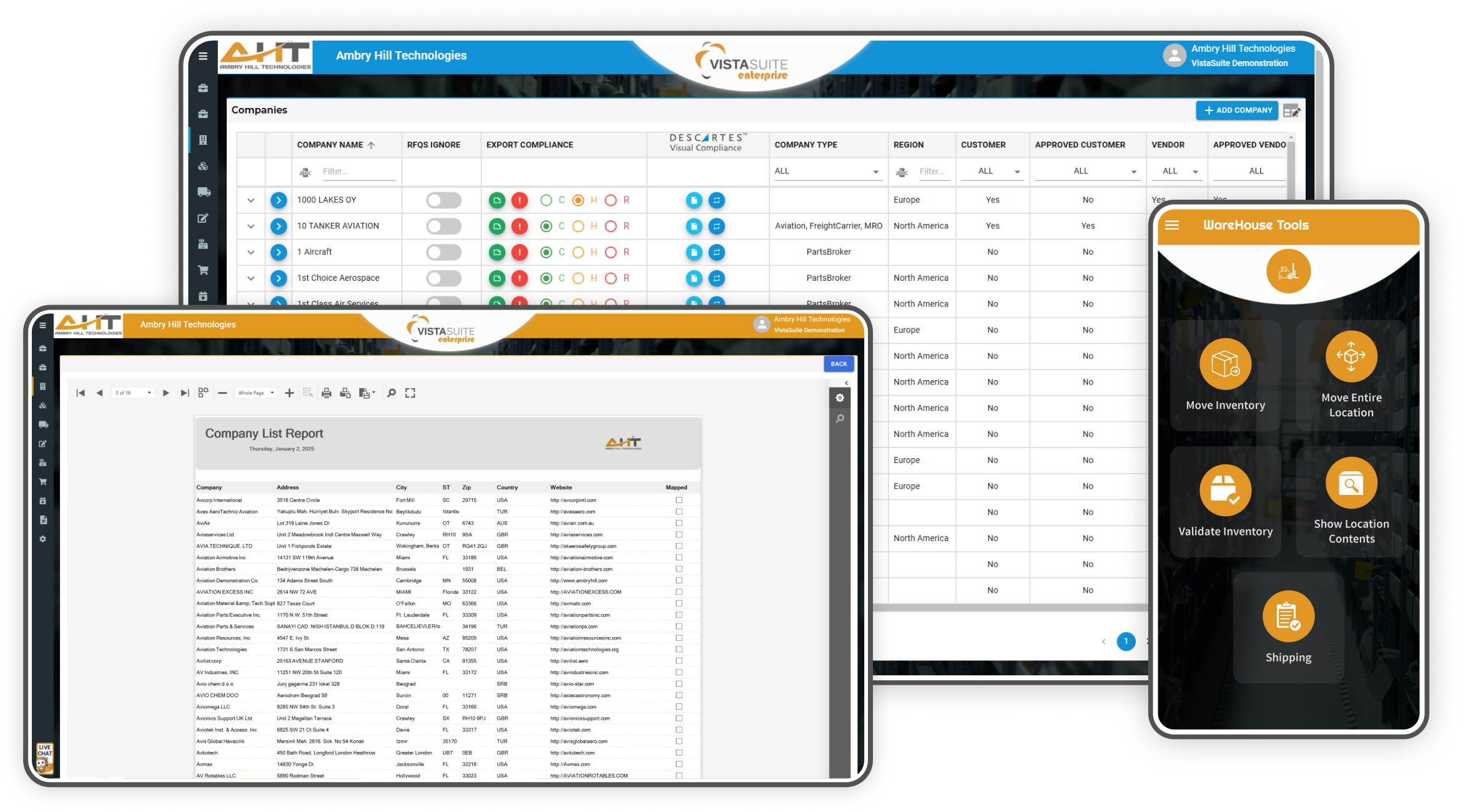 Company and Contacts