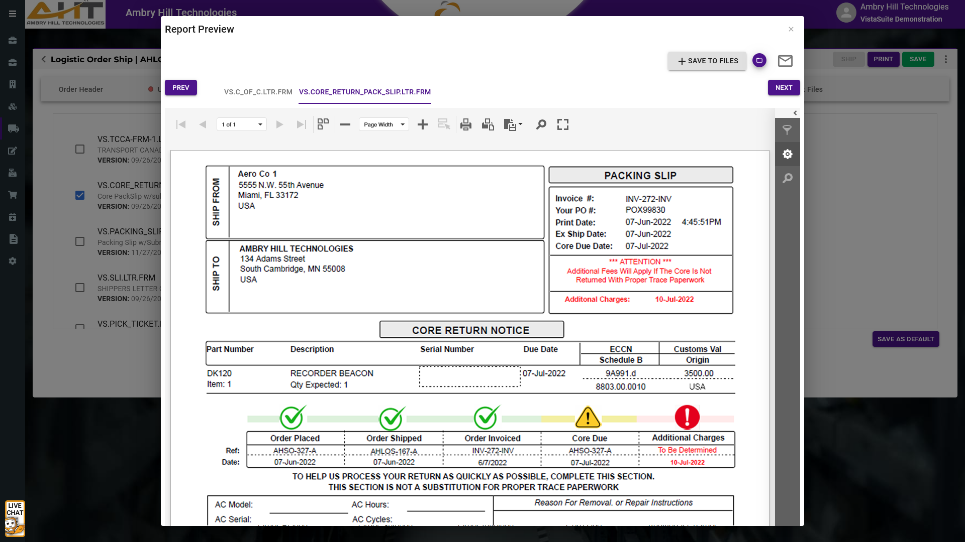 Aviation Shipping Management | Ambry Hill Technologies