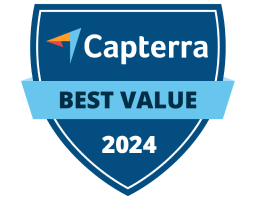 Capterra best value badge