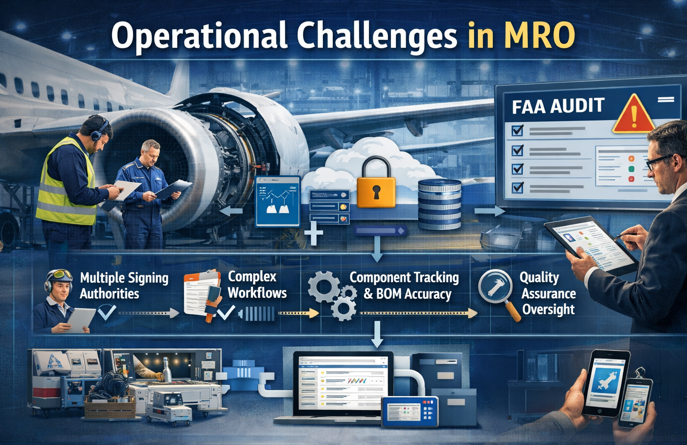 Illustration of MRO Challenges