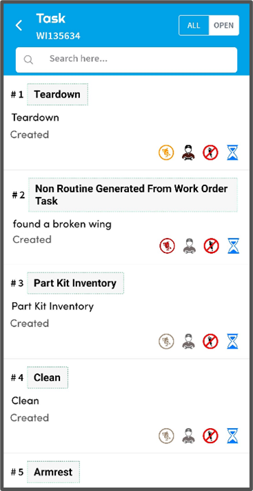 Aviation Mobile App Tasks