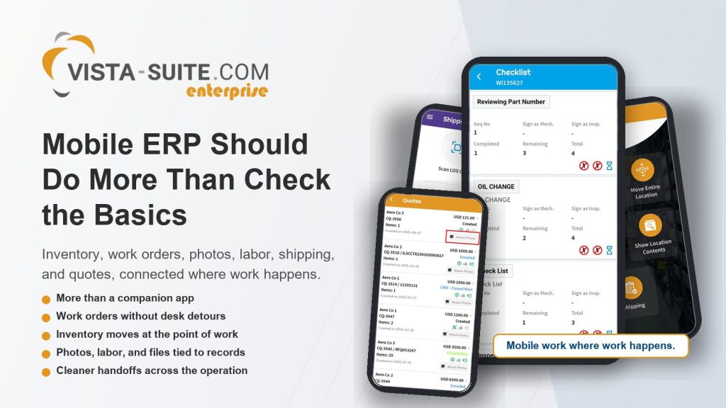 Mobile ERP App
