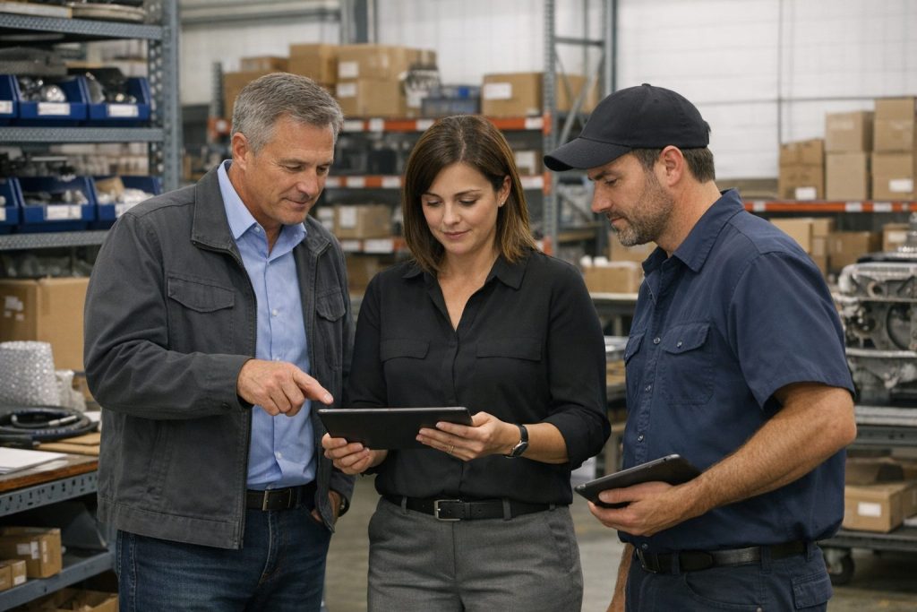 aviation team erp warehouse