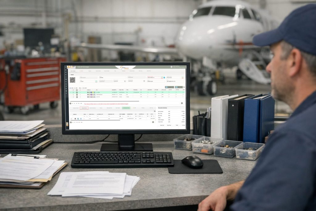 aviation exchange transaction in mro software